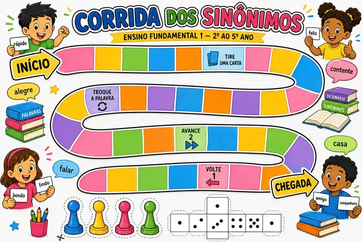 Jogo: Corrida dos Sinônimos