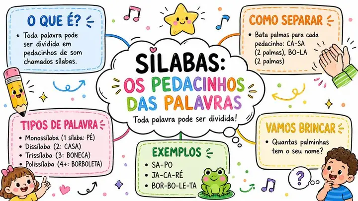 Mapa mental: Sílabas